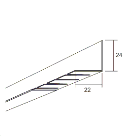 гибкий пристенный уголок наружный connect flexible wall trim (коннект) 3363, белый